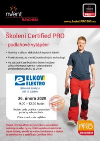 26.2.2020 - Raychem školení Certified PRO Zábřeh