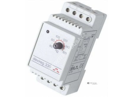 DEVIreg™ 330 (+60 až +160 °C) s kabelovým sním., DIN
